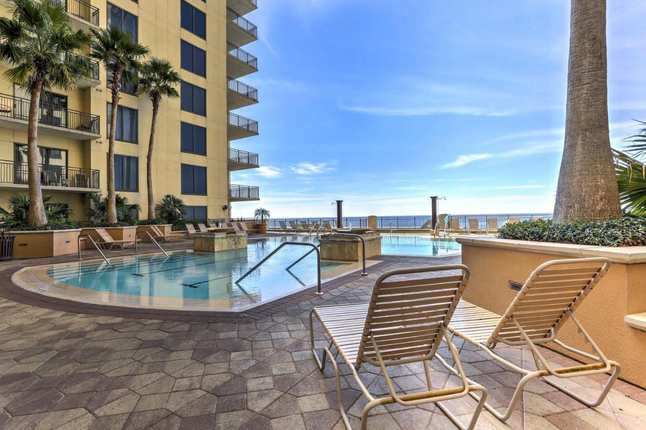 Coastal Florida Abode With Pool Access And Ocean Views Lägenhet Panama City Beach Exteriör bild